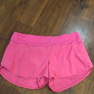 Lululemon Athletica Bright Pink Athletic Shorts